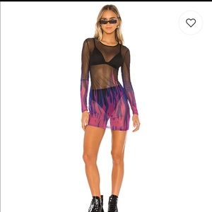 Revolve Superdown Mesh Mini dress